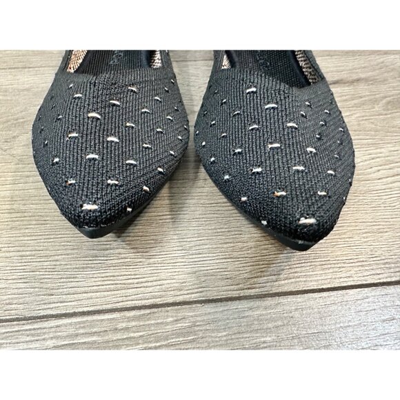 Rothy's The Point Ivory Dot Textile Ballet Flat Classic Women’s US 7 - Picture 6 of 12